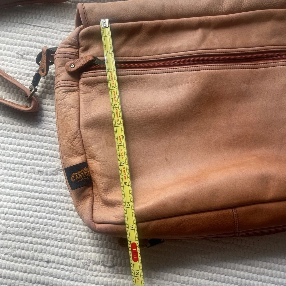 Canyon Outback Leather Co. Messenger Bag Expandable